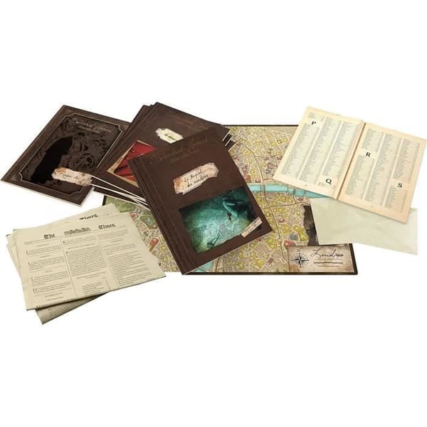 Sherlock Holmes Detective Council: Thames Murders &amp; Other Investigations - Asmodee - Brädspel - Investigation Game