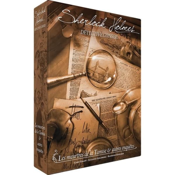 Sherlock Holmes Detective Council: Thames Murders &amp; Other Investigations - Asmodee - Brädspel - Investigation Game