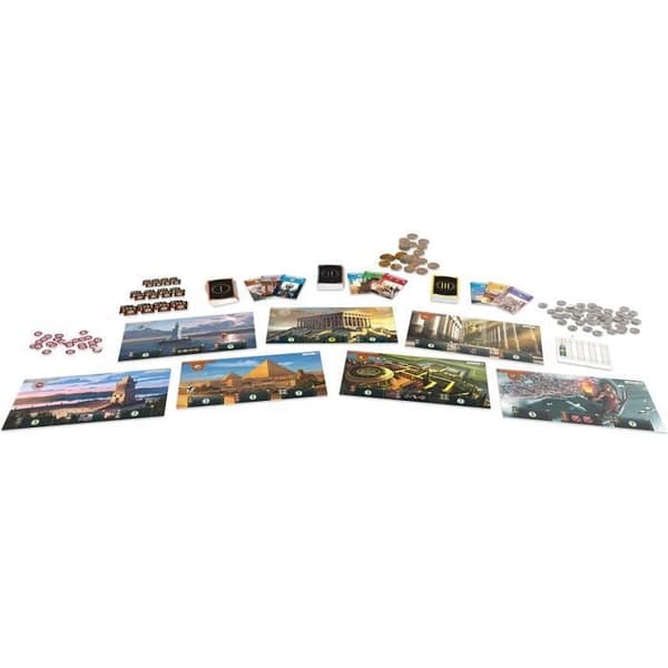 Produktionsvila | 7 Wonders - Ny utgåva | Unbox nu | Brädspel | Från 10 år | 3 till 7 spelare | 30 minuter