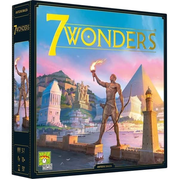 Produktionsvila | 7 Wonders - Ny utgåva | Unbox nu | Brädspel | Från 10 år | 3 till 7 spelare | 30 minuter