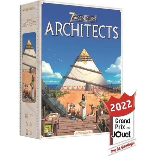 ASMODEE - 7 Wonders: Arkitekter - Ålder: 8+ - Antal spelare: 2-7 - Blandat - 25 minuter