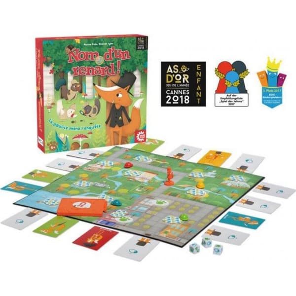 Brädspel - Namn på en räv - Barn - Flerfärgad - Orange - Blandat