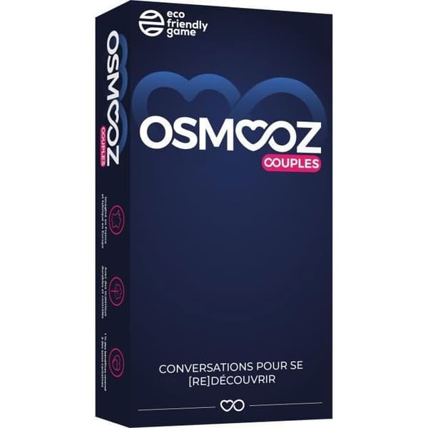 OSMOOZ Couples brädspel - 180 kort för att återupptäcka dig själv