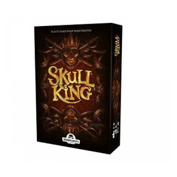 Skull King-kortspel - Blackrock - Fransk version 2022 - 2 spelare eller fler - Blandat - Brun