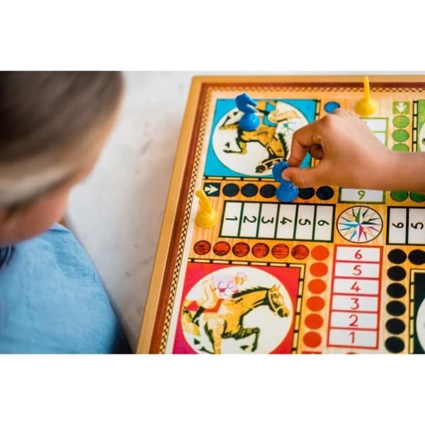 LÅTA MED 8 STANDARDSPEL - Brädspel - DUJARDIN - Njut av 8 klassiska spel samlade i en enda låda