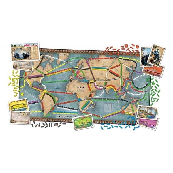 The Adventurers of Rail: Around the World - Asmodee - Brädspel - Brädspel