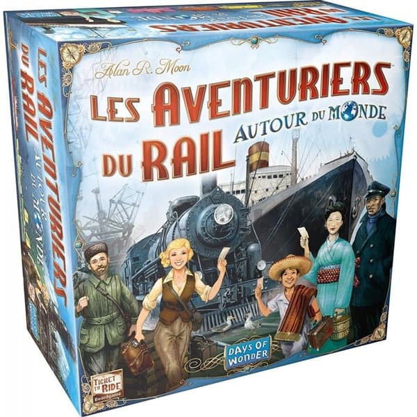 The Adventurers of Rail: Around the World - Asmodee - Brädspel - Brädspel