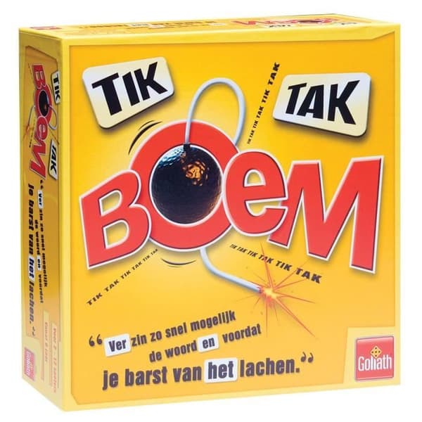 Brädspel - GOLIATH - Tik Tak Boom - Orange - från 6 år och uppåt