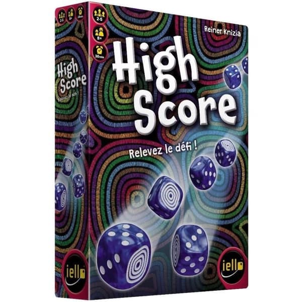 Tärningsspel med höga poäng - IELLO - Från 8 år - Mindre än 30 min - 2 till 5 spelare