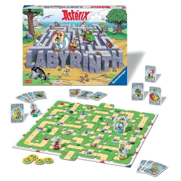 Asterix Labyrinth, Brädspel, Barn och Familj, Från 2 till 4 spelare från 7 år, 27350, Ravensburger
