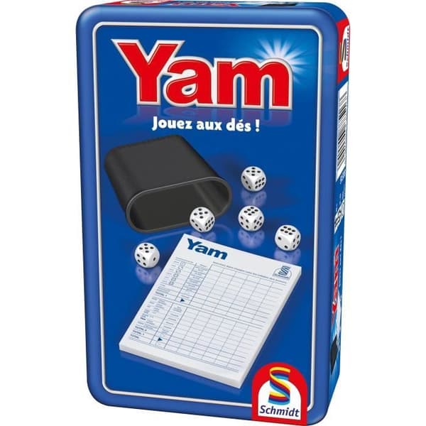 The Yam - Brädspel - SCHMIDT SPIELE - Kasta tärningen och försök att göra de bästa kombinationerna i Yam!