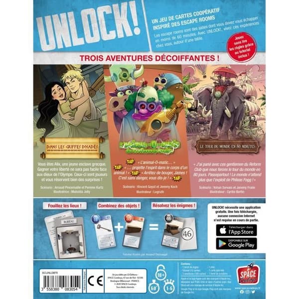 Låsa upp! Mythic Adventures - Asmodee - Brädspel