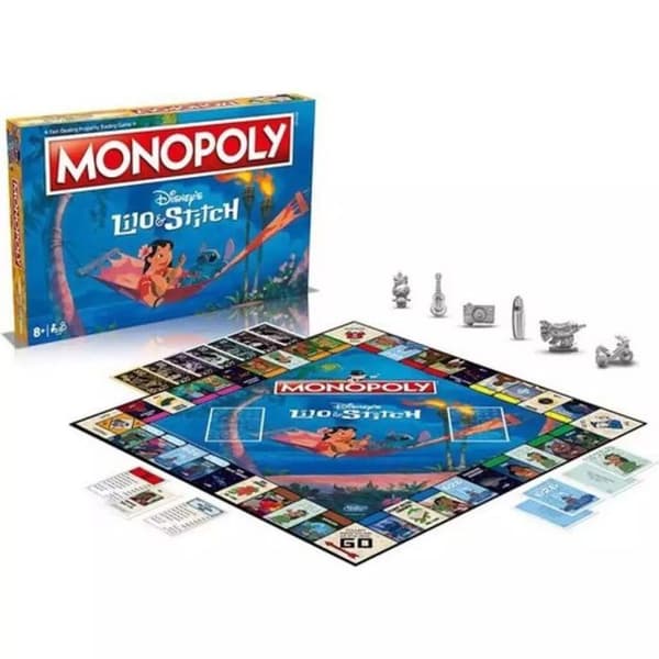 Brädspel-Spel - Lilo &amp; Stitch - Monopol Lilo &amp; Stitch
