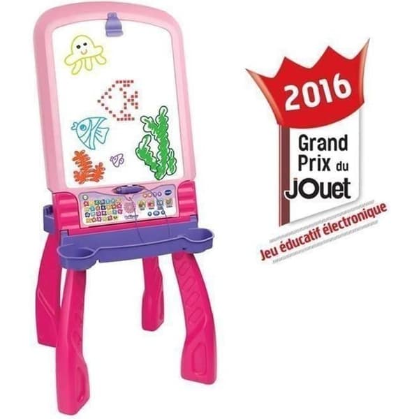VTECH 3 i 1 interaktiv staffli - Rosa - För tjejer - Från 3 år