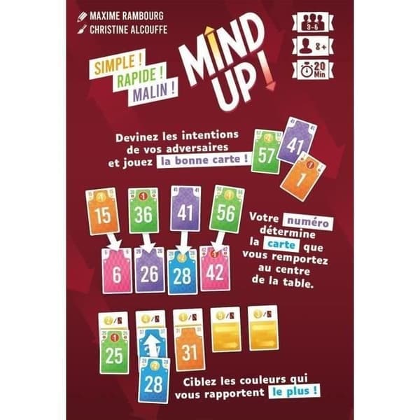 Mind Up kortspel - BLACKROCK - För 3 spelare eller fler - Från 8 år