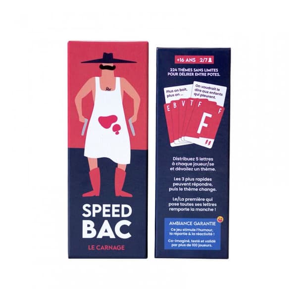 Pixie Games Speed Bac Le Carnage partyspel - Pixie Games - Partyspel - Flerfärgad - Vit - Blandat