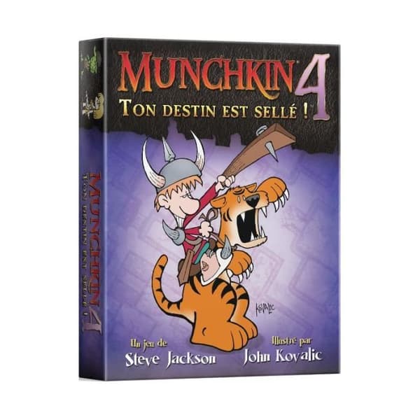 Sällskapsspel - ASMODEE - Munchkin 4 Ditt öde är beseglat Expansion - 8 år och uppåt - Kortspel - 30 min