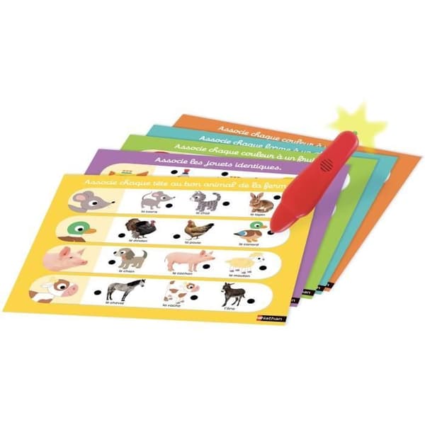 Elektroniskt pedagogiskt spel - NATHAN - Nathan Baby Electro - Vit - Flerfärgad - Barn