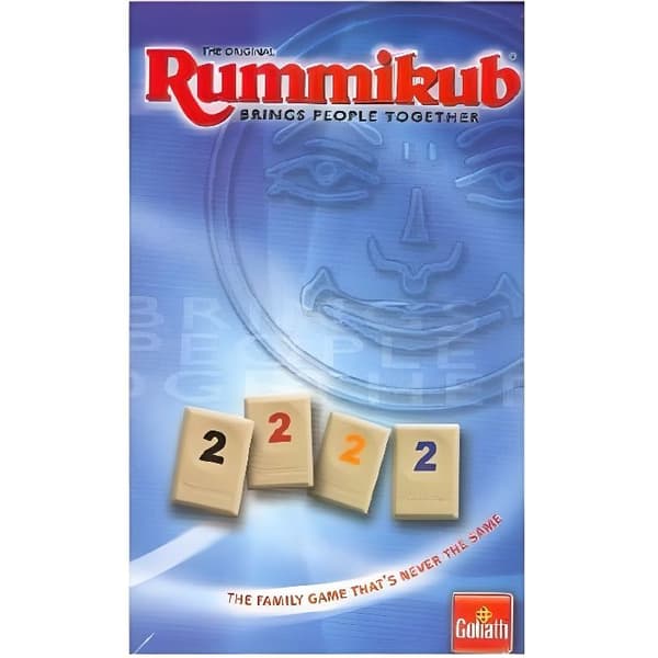 Brädspel - GOLIATH - Rummikub resenummer - Flerspråkig version - 2 spelare eller fler - 30 min