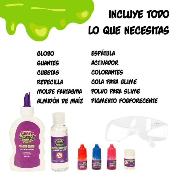 Videnskabspil Lisciani Night Slime ES (6 enheder)