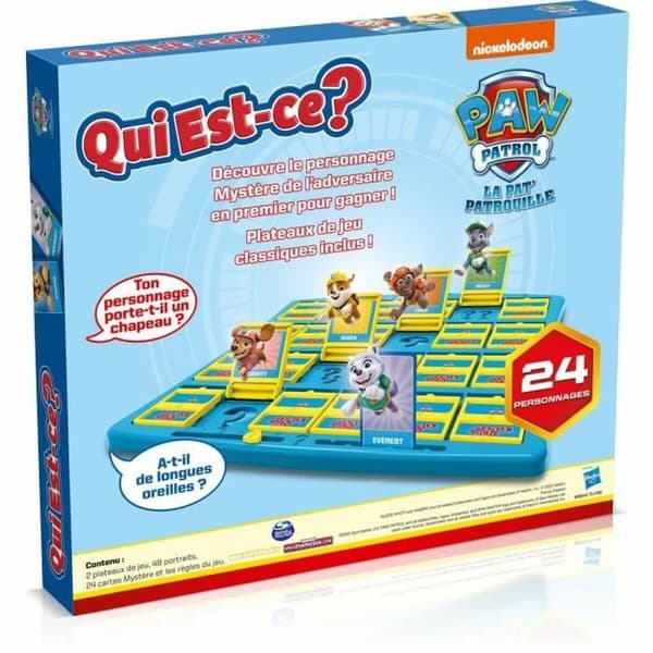 Brætspil Winning Moves La pat'patrouille - qui est-ce ?