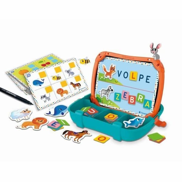 Lautapeli Clementoni Magnetic Letters & Animals Case (FR)