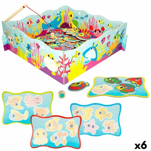 Lautapeli Lisciani Giochi Montessori Kalastus (6 osaa)