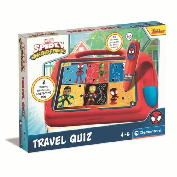 Opettavainen peli Clementoni Spidey Amazing Friends Travel Quiz