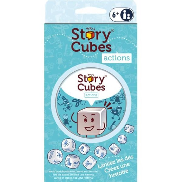 Brädspel - Rory's Story Cubes: Actions - Asmodee Blue