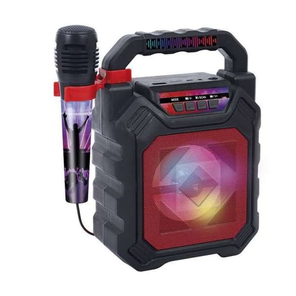 Højttaler med karaokemikrofon Reig Metal Pro