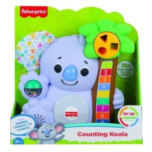 Interaktivt pedagogiskt spel KOALA 123 - FISHER-PRICE GVN29 - Lär ut siffror och former