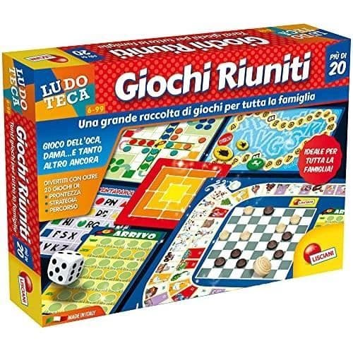LISCIANI GIOCHI 89154 LUDOTECA GIOCHI RIUNITI - SET PÅ MER ÄN 20