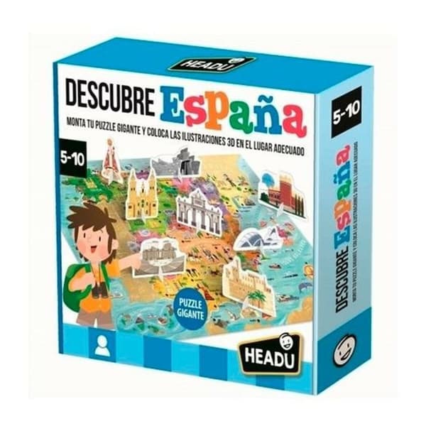 Lærerigt Spil HEADU Descubre España (4 enheder)