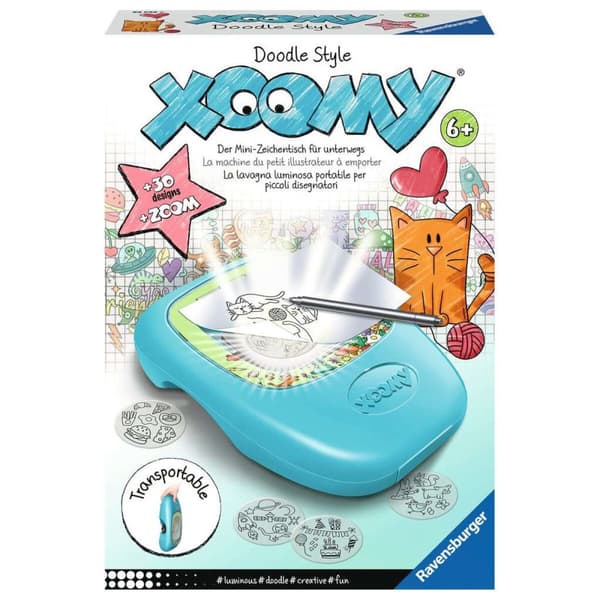 Designtegninger Xoomy Ravensburger Doodle Style Blå 1 Dele