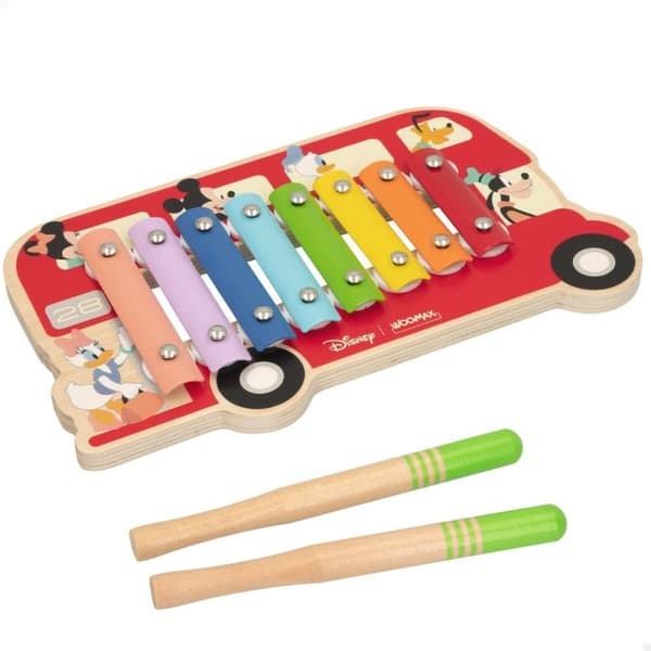 Xylofon Disney Trä Plast 26 x 2,2 x 15 cm (6 antal)