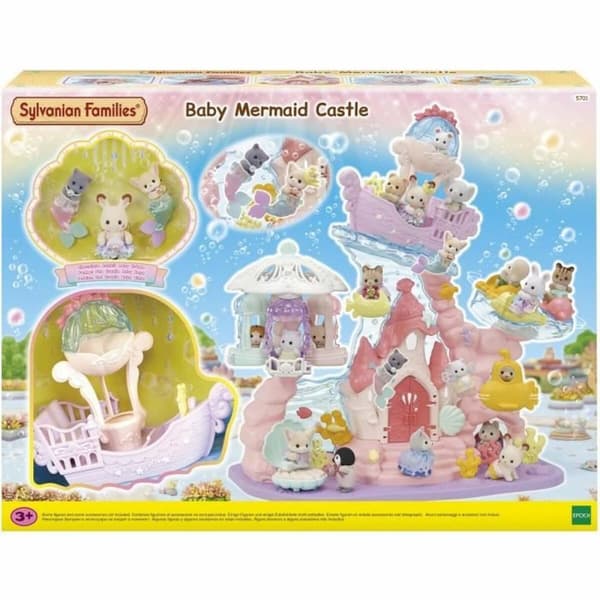 Legetøjssæt Sylvanian Families Babie Mermaid Castle Plastik