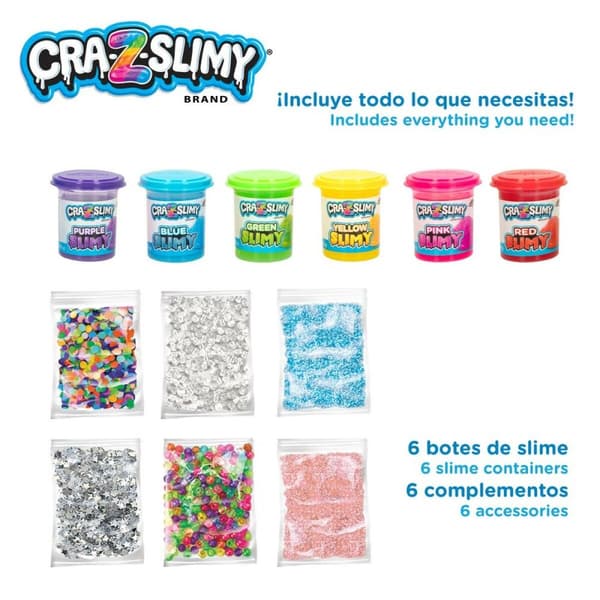 Modellera Spel Cra-Z-Art Bold&Brights (6 antal) Slime