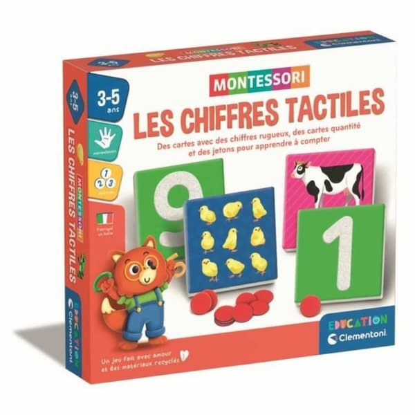 Utbildningsspel Clementoni Les chiffres tactiles (FR)