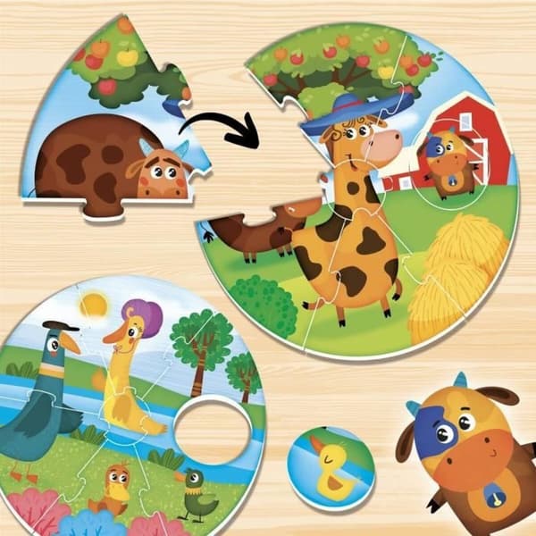 Lærerigt Spil Lisciani Giochi Montessori Baby Round Puppies (FR)