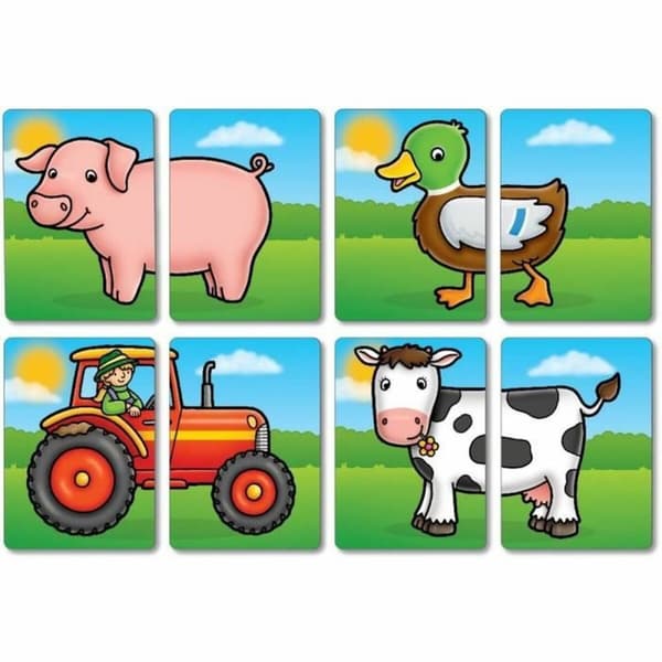 Lærerigt Spil Orchard Farmyard Heads & Tails (FR)