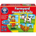 Miniatyrbillede 1 af 5: Lærerigt Spil Orchard Farmyard Heads & Tails (FR)