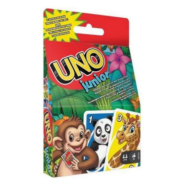 Kortspel Mattel UNO Junior djur