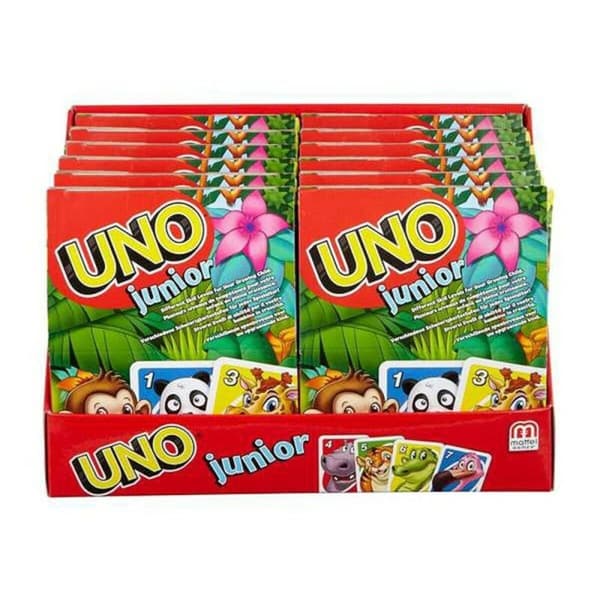 Kortspel Mattel UNO Junior djur