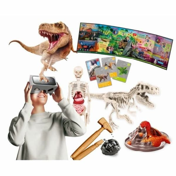 Vetenskapsspel Clementoni The history of life on Earth Virtual Reality More than 50 experiments (FR)