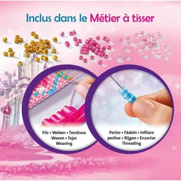 Armbands- och halsbandssats Ravensburger Disney Princesses loom Fashion creation Plast
