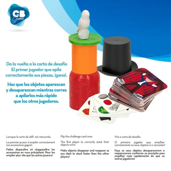 Sällskapsspel Colorbaby Hög hatt (6 antal)