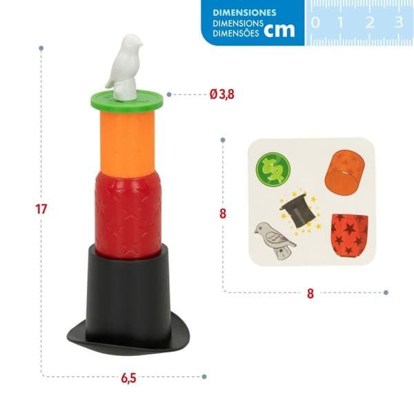 Sällskapsspel Colorbaby Hög hatt (6 antal)