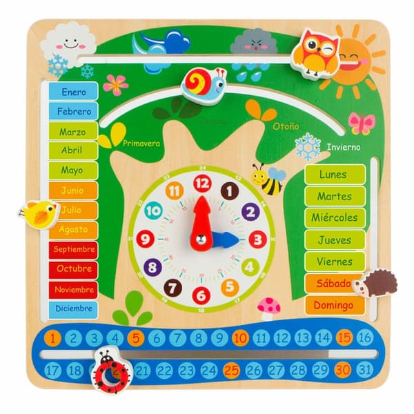 Utbildningsspel Colorbaby Kalender 30 x 30 x 3 cm (6 antal)