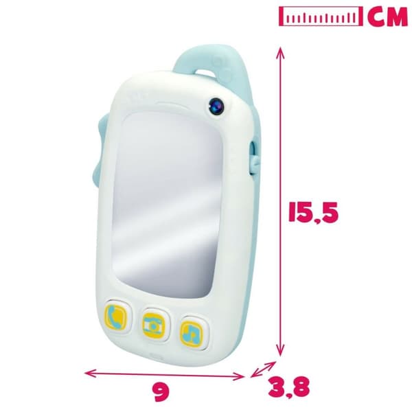 Leksakstelefon Winfun Vit 9 x 15,5 x 3,8 cm (6 antal)