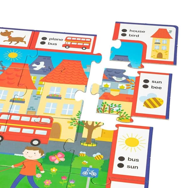 Utbildningsspel Lisciani Giochi Carotina Baby Happy English 4,5 x 14,5 x 3 cm Elektronik Pussel (6 antal)